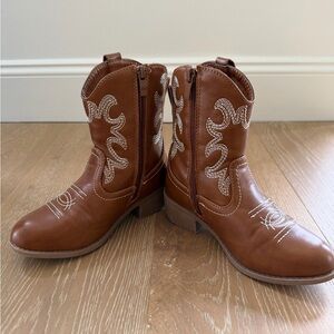 Chinese Laundry Girls Brown Western Cowboy Boots